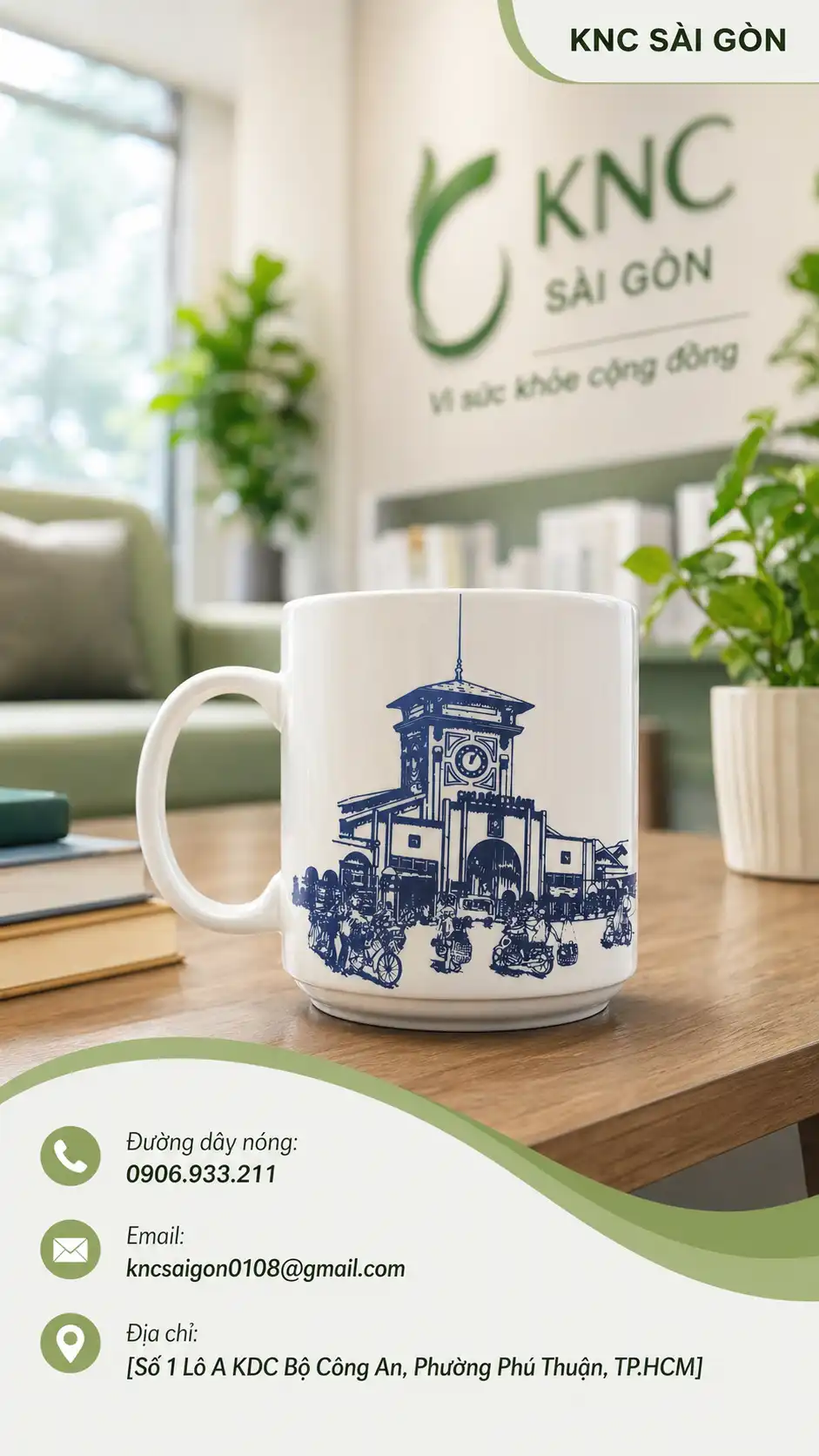 Ly gốm có logo bị lệch